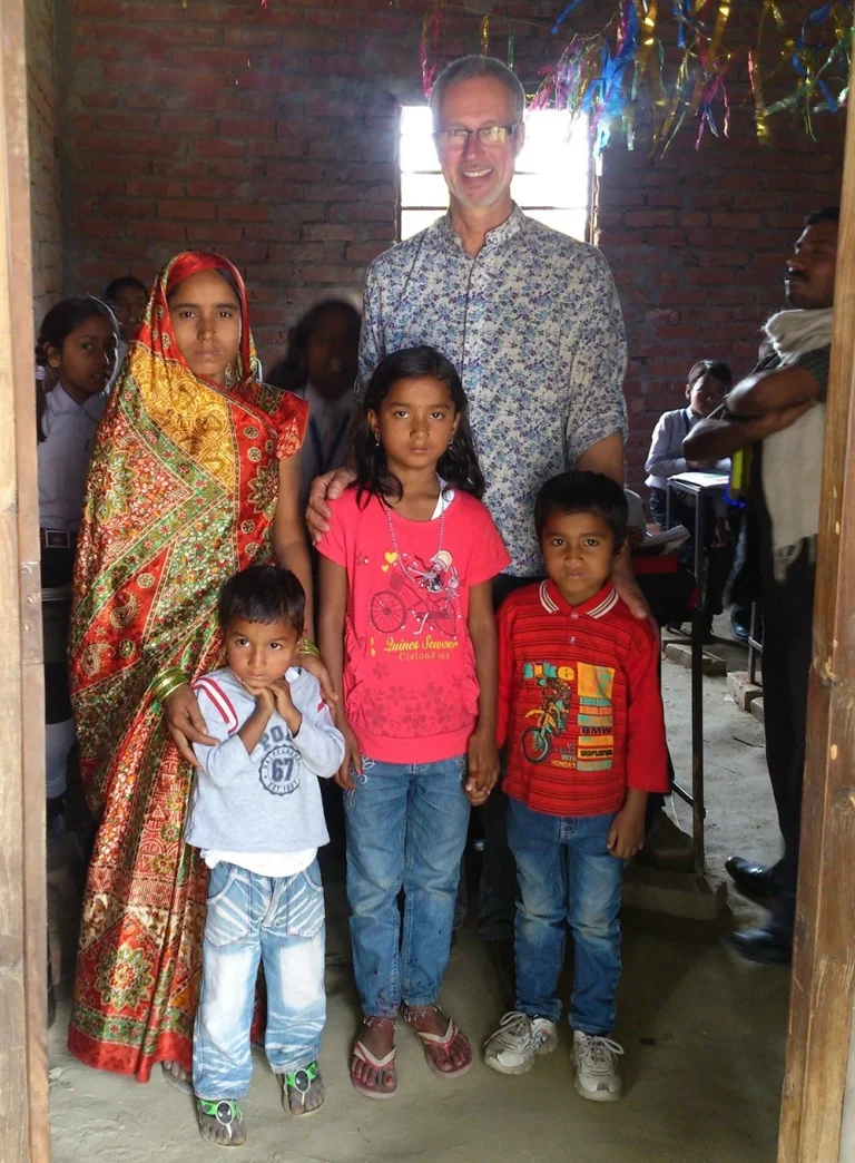 Pooja, Aniket and Rohan, siblings supported by The Alain Rouveure Nepal Fund
